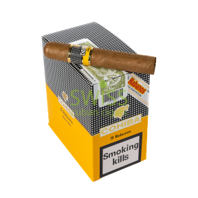 Swiss Cohiba Robustos Box 5x3 Cigar on top